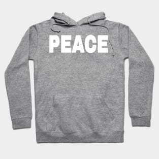 PEACE - White - Front Hoodie